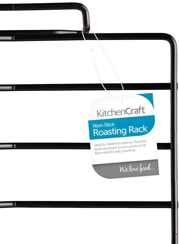 Решетчатая жаровня с антипригарным покрытием, KC 30X21X7см нерж/сталь KCRACKNS