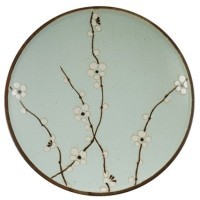 Тарелка 7100, 22,5 см, фарфор, green, TOKYO DESIGN