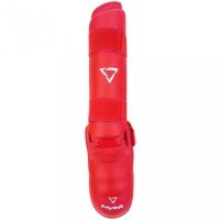 Защита голень-стопа FERRUM, ПУ, красный (1738824)