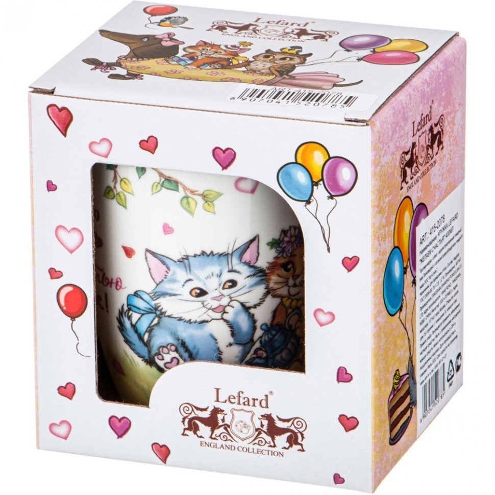 Кружка lefard "желаем счастья!" 400мл Lefard (415-2078)