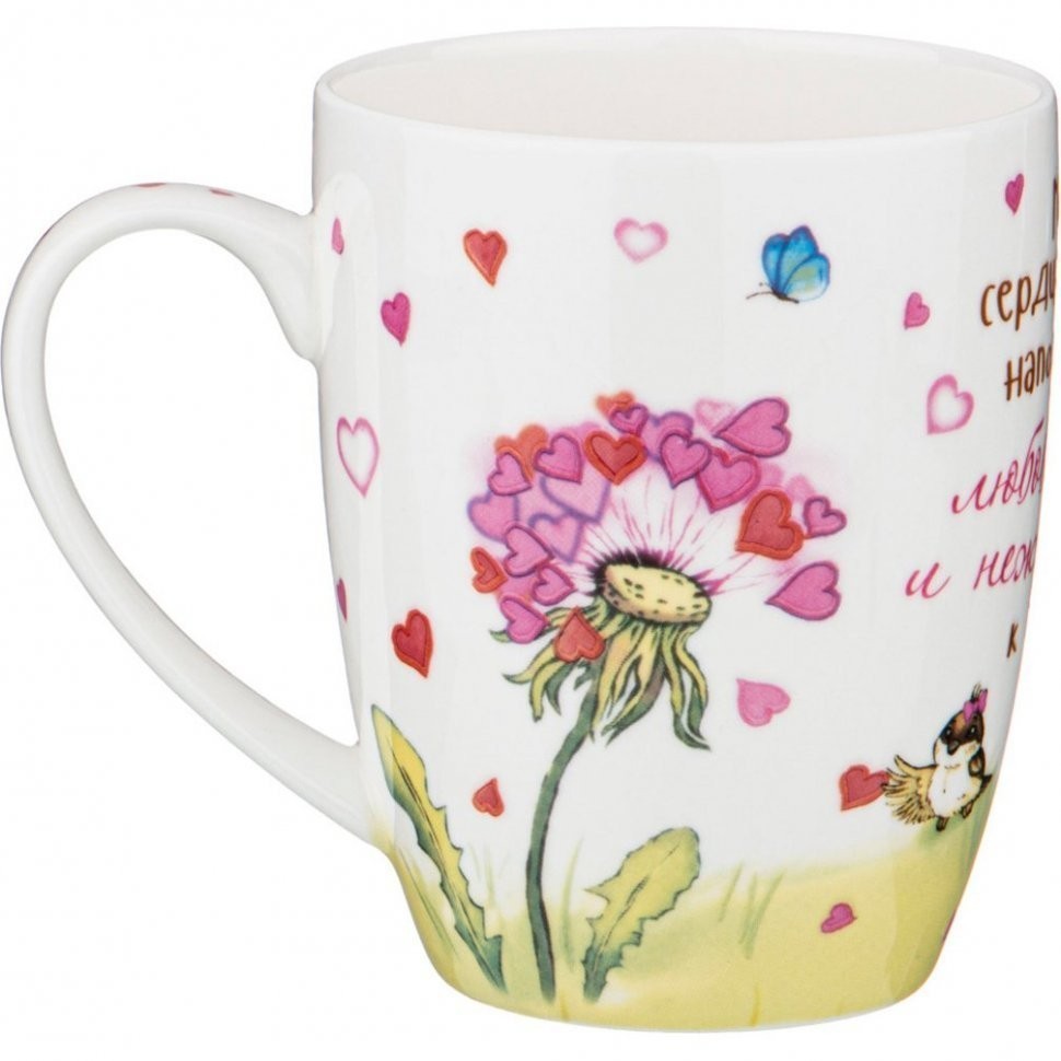 Кружка lefard "желаем счастья!" 400мл Lefard (415-2078)