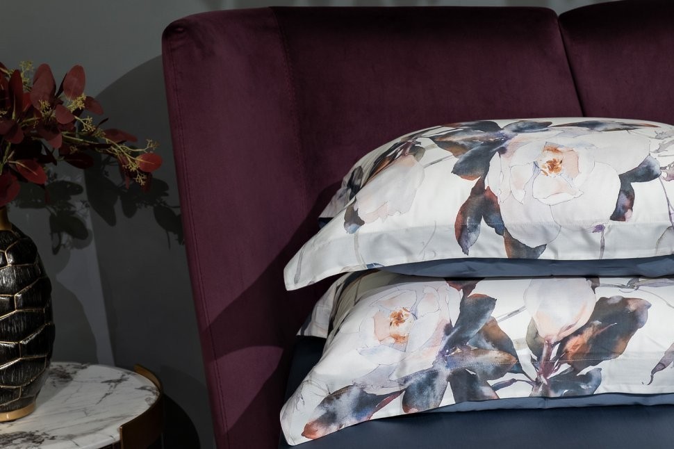 Комплект наволочек Сопрано магнолия синий 50*70(2шт) (TT-00010422)