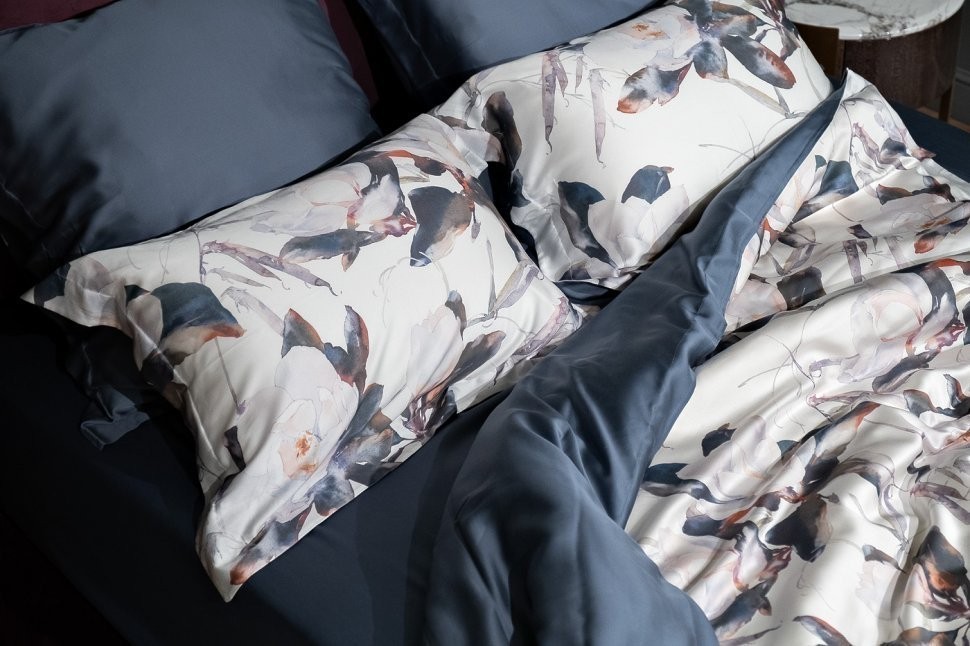 Комплект наволочек Сопрано магнолия синий 50*70(2шт) (TT-00010422)