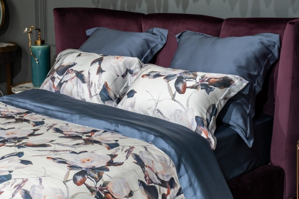 Комплект наволочек Сопрано магнолия синий 50*70(2шт) (TT-00010422)