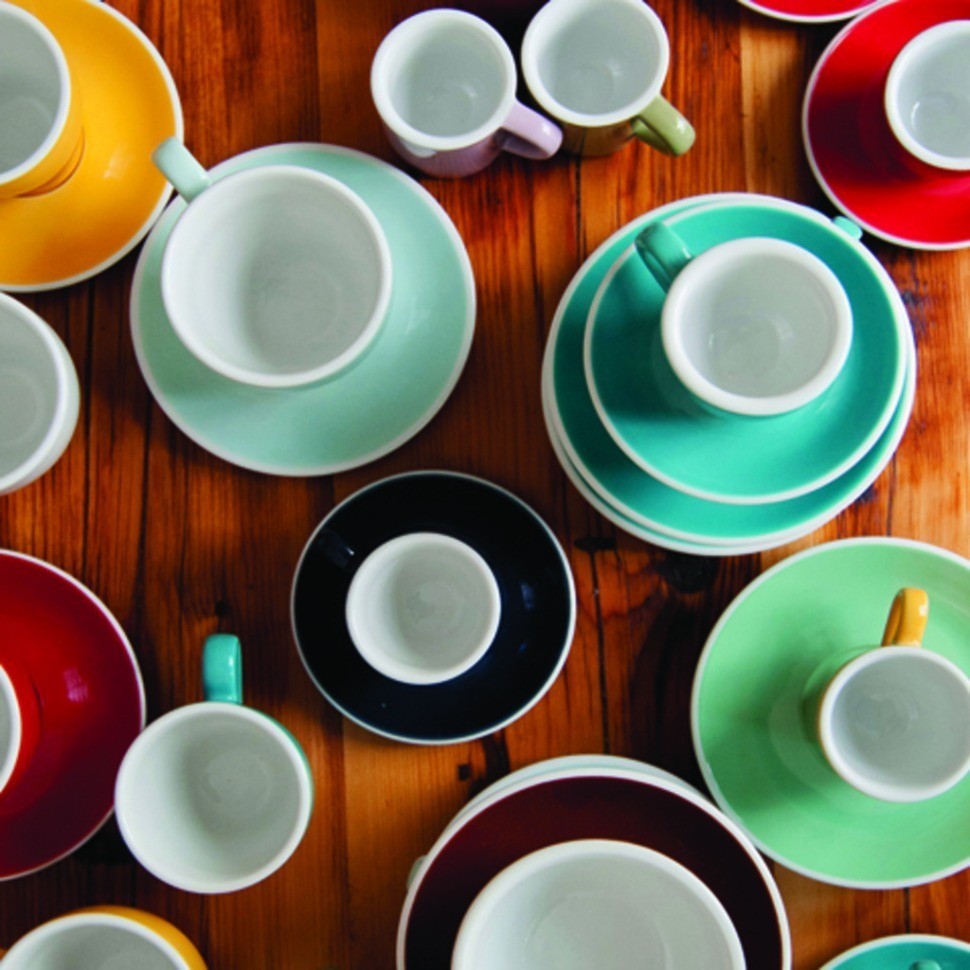 Кофейная пара C088-37BWH/C088-38BWH, 11.5, фарфор, white, LOVERAMICS