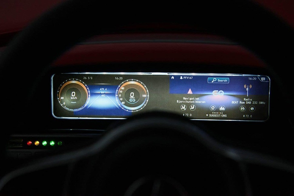 Детский электромобиль Mercedes EQC 400 6V 2WD - HL378-RED