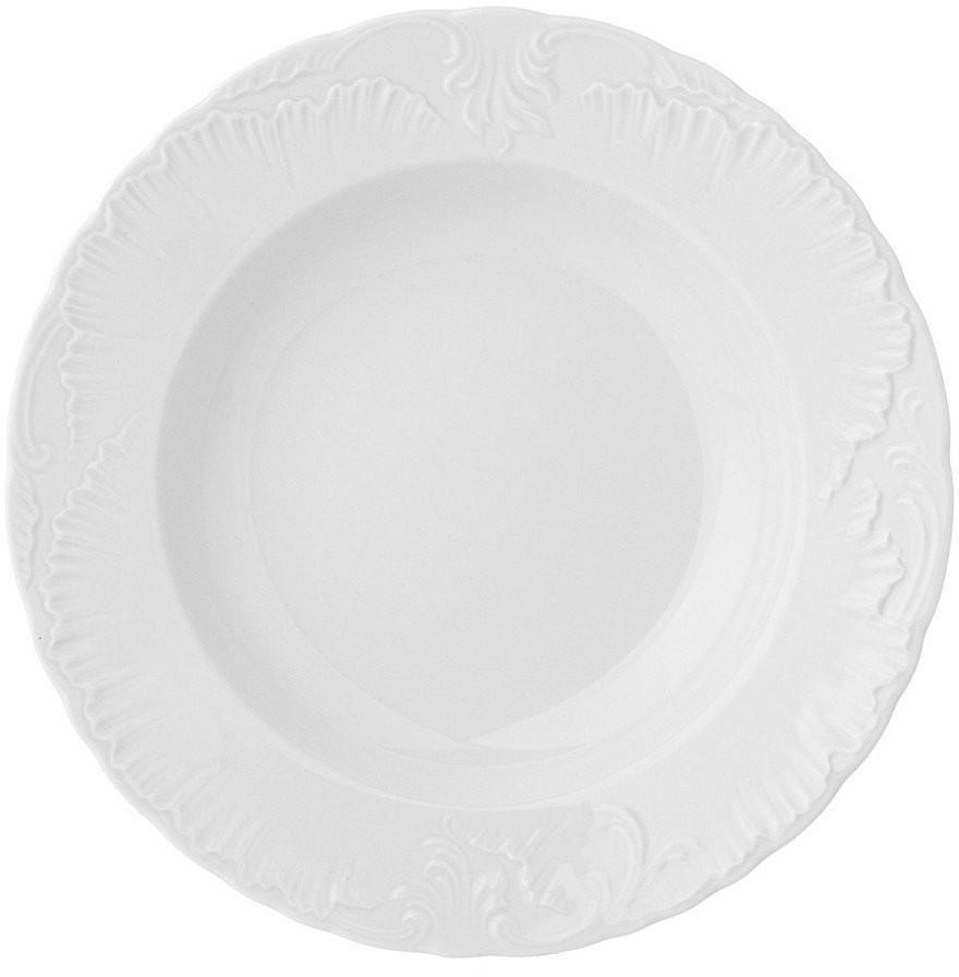 Тарелка  суповая рококо 22,5 см мал.уп. 6шт без упак. Cmielow (676-110)