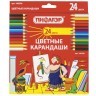 Карандаши цветные Пифагор Классические 24 цвета 180298 (6) (65713)