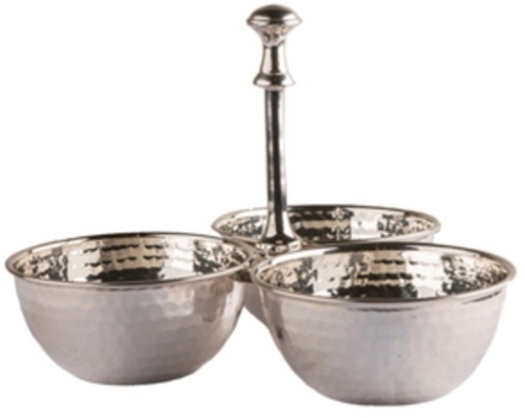 Менажница PI5369/3S, никель, посеребрение, silver plated, ROOMERS TABLEWARE