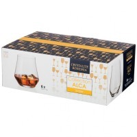 Набор бокалов для виски/воды из 6 шт. &quot;alca&quot; 350 мл высота=10 см. Crystalite Bohemia (669-324)