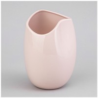 Ваза 12*11.5*17см цвет: пудровый Lefard (374-154)