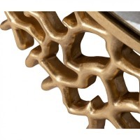 Зеркало в ажурной раме цвет золото d105см (TT-00006596)