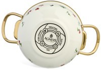 Кастрюля эмалированная agness со стеклянной крышкой серия &quot;celebration&quot;, 1.5 л, 16*10 см (943-082)