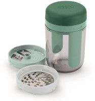 Терка спиралайзер с тремя лезвиями и контейнером для хранения spiro, зеленая (72054)