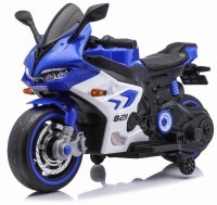 Детский электромотоцикл Ducati (12V, EVA, ручка газа, спидометр) (FT-821-BLUE-WHITE)