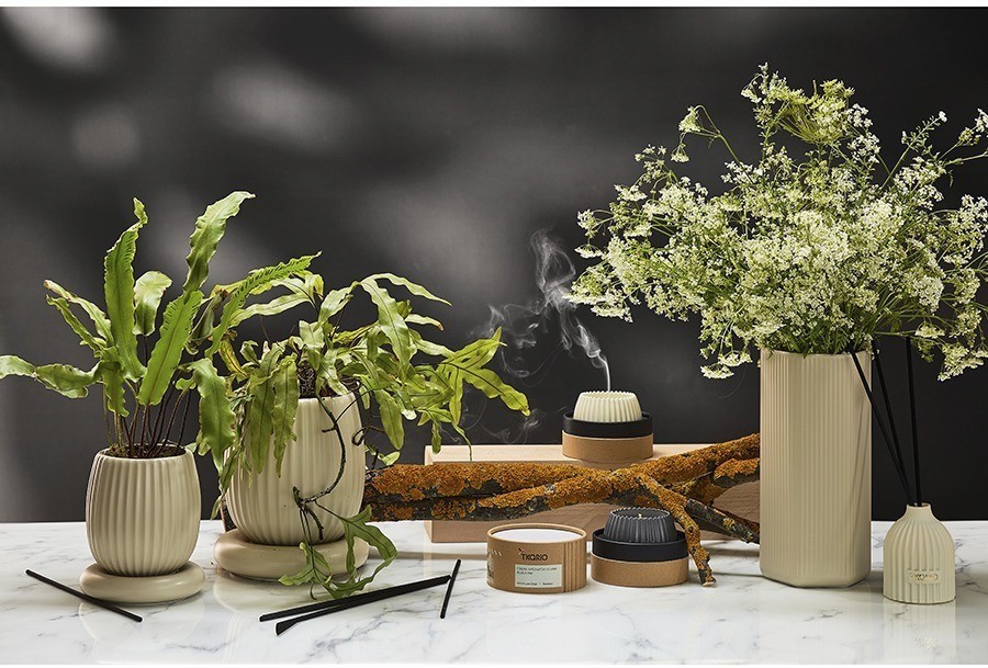 Свеча ароматическая vetiver & black cypress из коллекции edge, бежевый, 30 ч (75668)