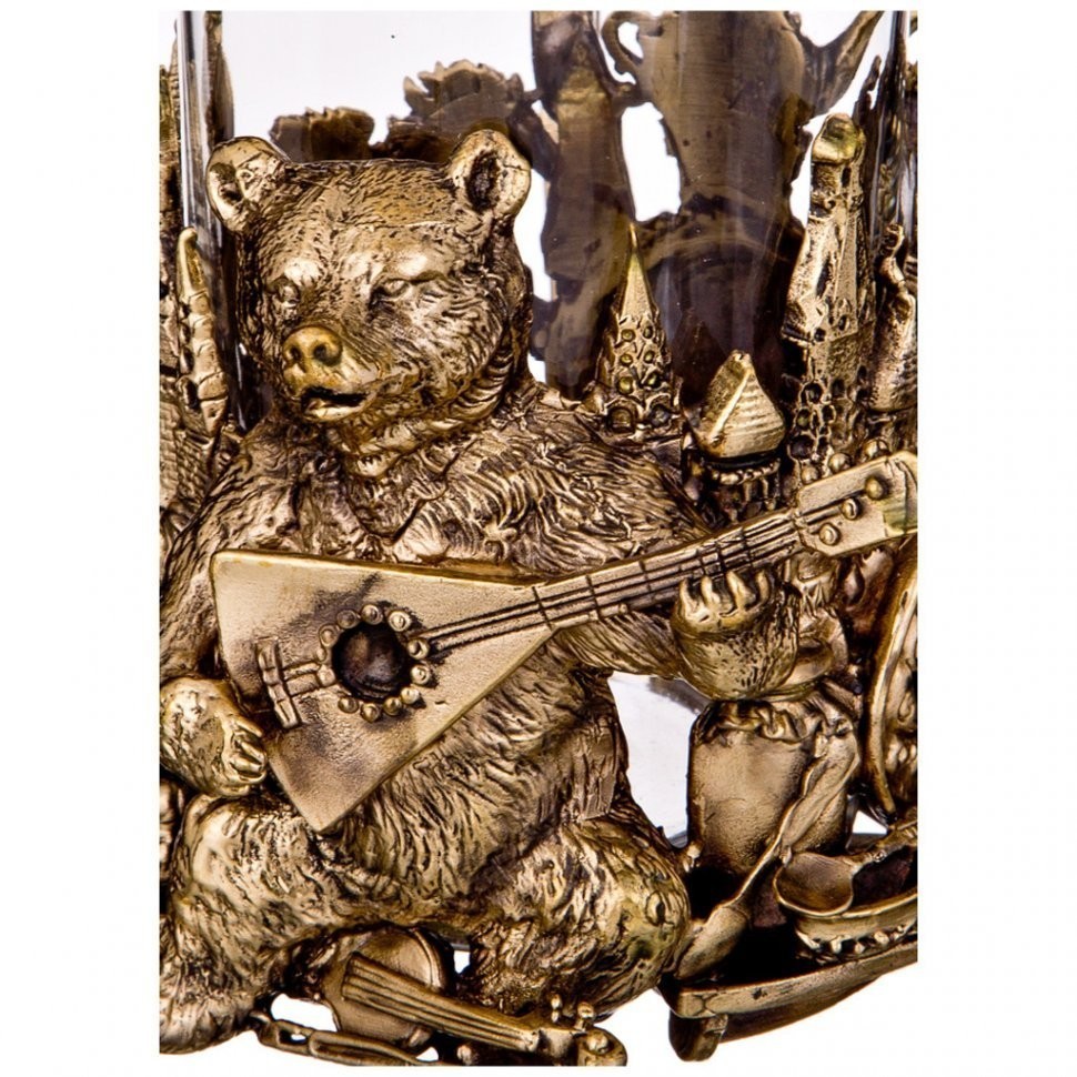 Стакан с подстаканником "народный" 250 мл Lefard (385-187)