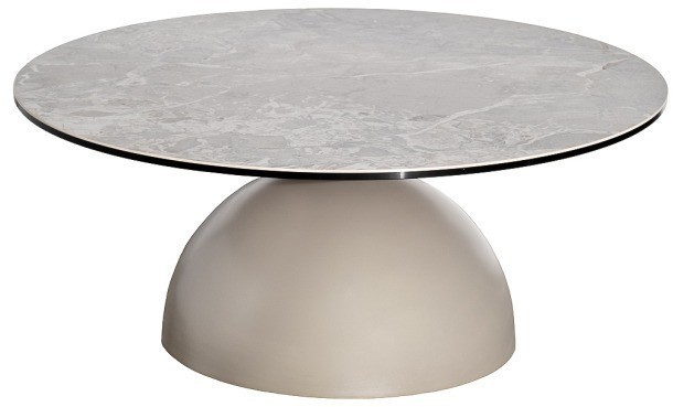 Стол журнальный, керамика Augustus Gray d90*39см (TT-00015700)