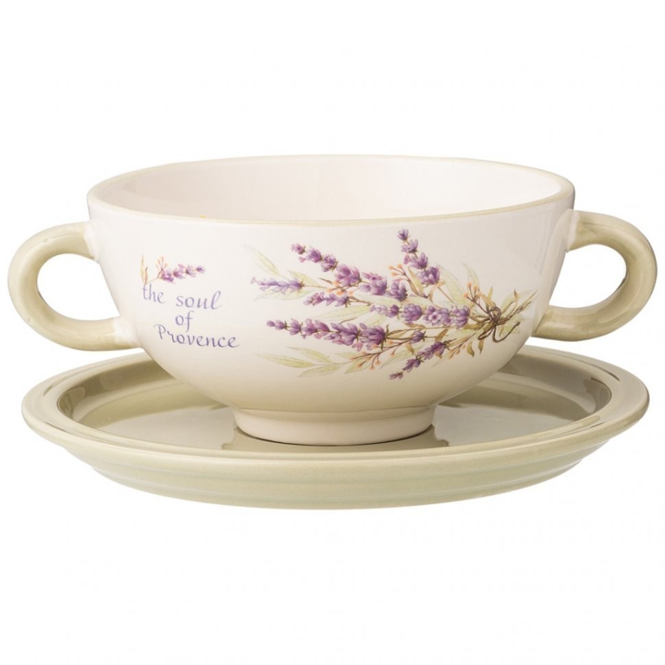 Бульонница "душа прованса" 19*14*7 см. / 520 мл. Agness (358-2060)