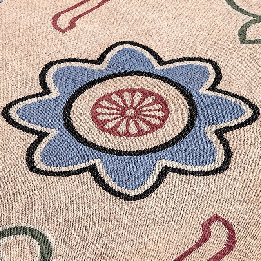 Ковер из хлопка по мотивам эвенских орнаментов из коллекции cultural heritage, 200х300 см (78517)