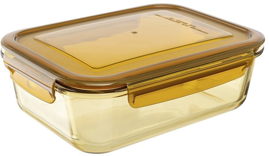 Контейнер для хранения и переноски продуктов 1,5 л янтарного цвета (76234)