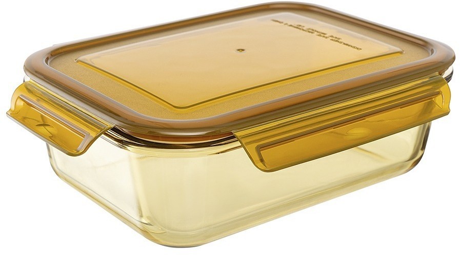 Контейнер для хранения и переноски продуктов 1,5 л янтарного цвета (76234)