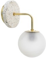 Светильник настенный skum, 32x15,5x22 см, белый/золотой (76507)