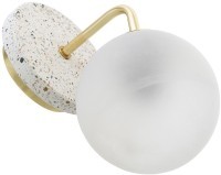 Светильник настенный skum, 32x15,5x22 см, белый/золотой (76507)