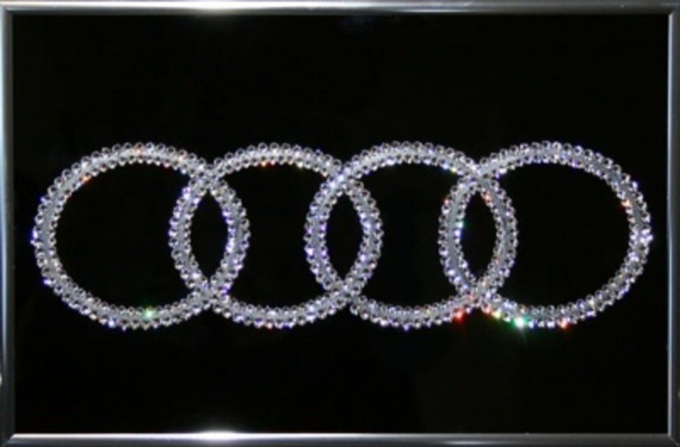 Картина Ауди с кристаллами Swarovski (1452)