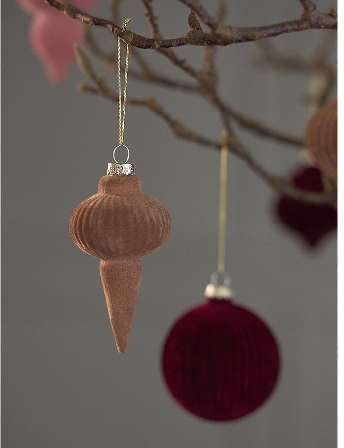 Набор ёлочных украшений velvet mood из коллекции new year essential, 6 шт. (78278)