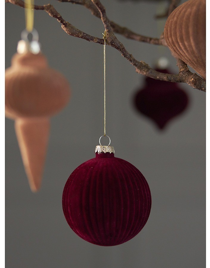 Набор ёлочных украшений velvet mood из коллекции new year essential, 6 шт. (78278)