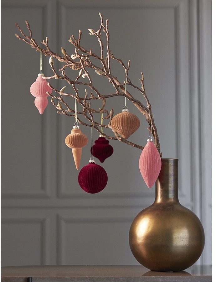 Набор ёлочных украшений velvet mood из коллекции new year essential, 6 шт. (78278)