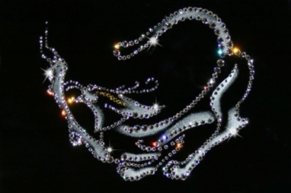 Картина Цап-царап с кристаллами Swarovski (1306)