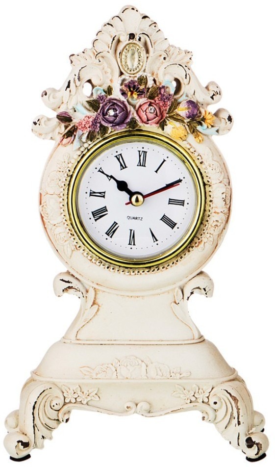 Часы настольные 21*10 см диаметр циферблата 6 см Lefard (504-178)