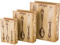 Набор шкатулок-книг из 3-х шт. &quot;антик&quot; l:30*23*8, m:24*18*6,5,s:19*13*5 см Lefard (706-274)