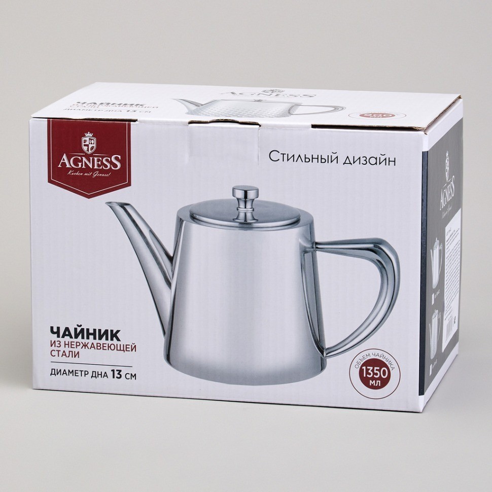 Чайник agness, 1350 мл (916-432)
