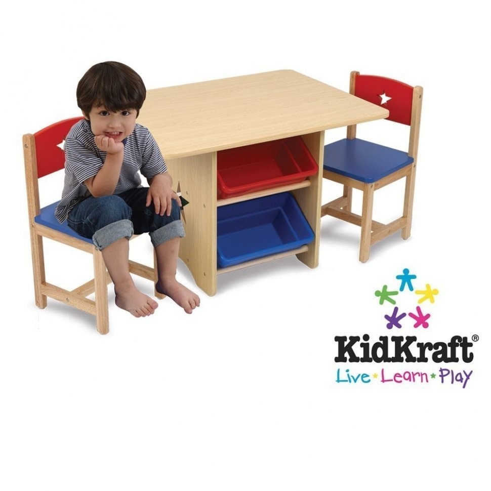 Набор детской мебели "Star"(стол+2 стула+4 ящика) (26912_KE)