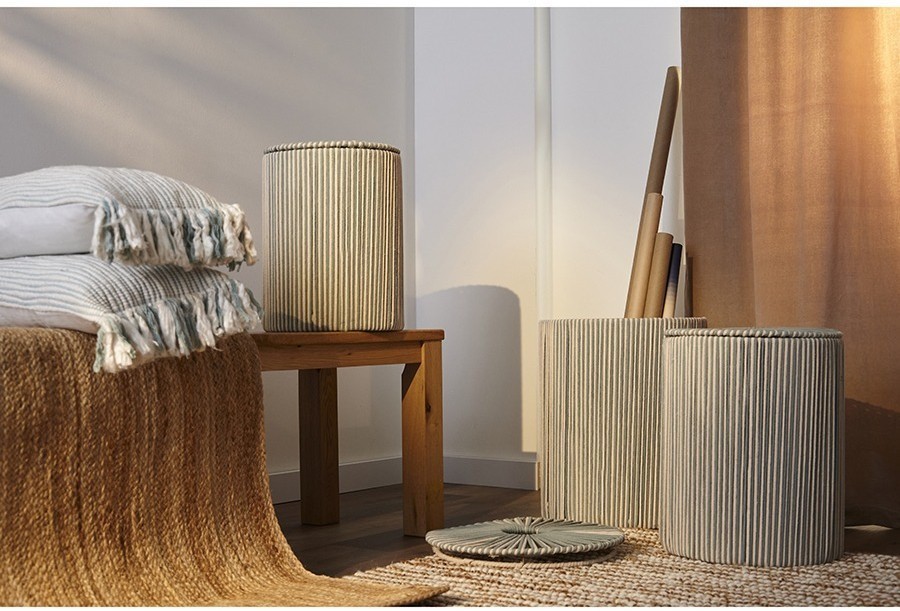 Корзина плетеная dholak mint из коллекции ethnic, размер s (77218)