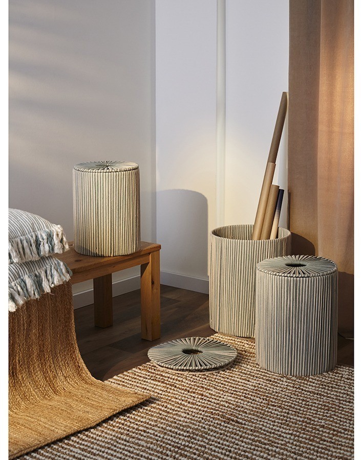 Корзина плетеная dholak mint из коллекции ethnic, размер s (77218)