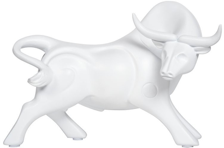 Статуэтка "Бык" белый 20*11*14см (TT-00005576)