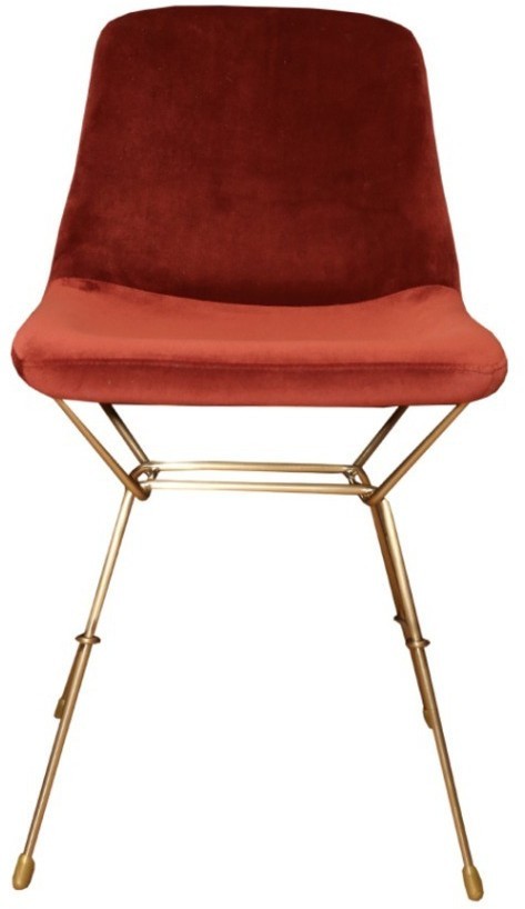 Стул SC-3288HW/burlesque-brown, Каркас матовое золото, вельвет, Lilac, ROOMERS FURNITURE