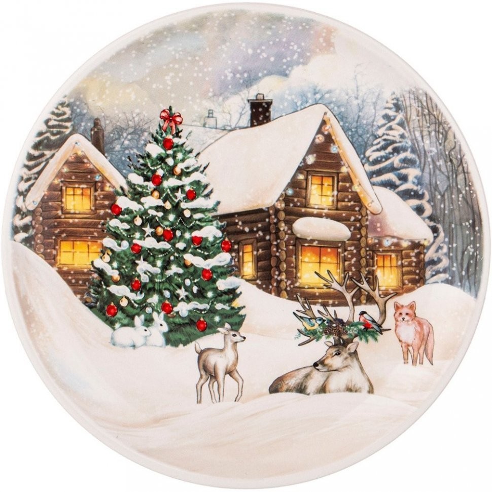 Тарелка 21*21*2,5 см. Agness (358-1932)