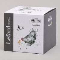 Солонка с ложкой lefard &quot;funny hens&quot; 9*9,5 см 150 мл (358-2307)