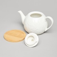 Чайник lefard &quot;meadow&quot; на дер.подставке 22,5*13*11 см 900 мл (587-218)