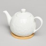 Чайник lefard "meadow" на дер.подставке 22,5*13*11 см 900 мл (587-218)