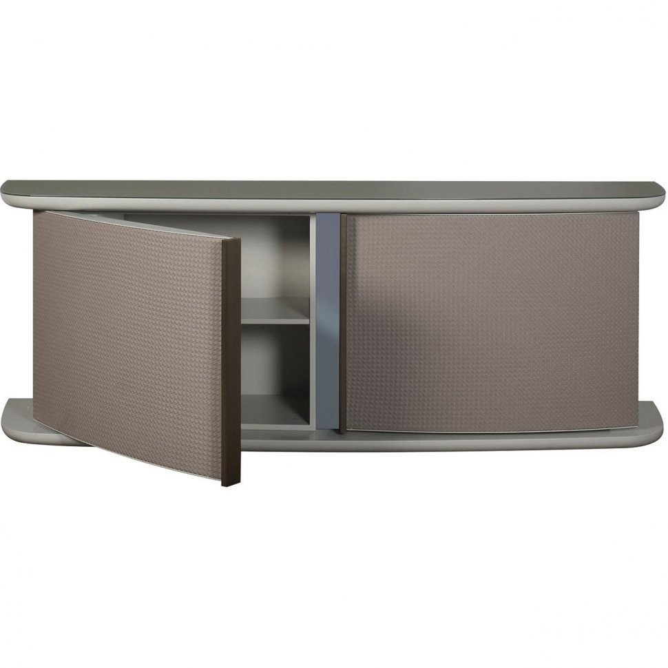 Комод Bel Air плетеная экокожа/стекло 220*50*79см (TT-00005181)