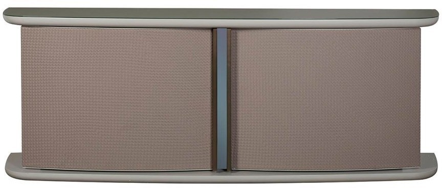 Комод Bel Air плетеная экокожа/стекло 220*50*79см (TT-00005181)