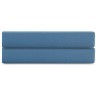 Простыня на резинке из премиального сатина джинсово-синего цвета из коллекции essential,  180х200х30 (79844)
