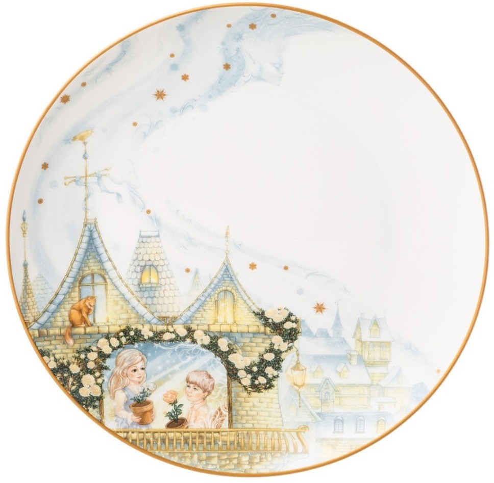 Тарелка закусочная lefard "снежная королева" 20,5 см (590-549)