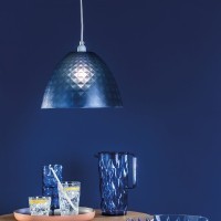 Плафон stella silk, 25х17,5 см, синий (61411)